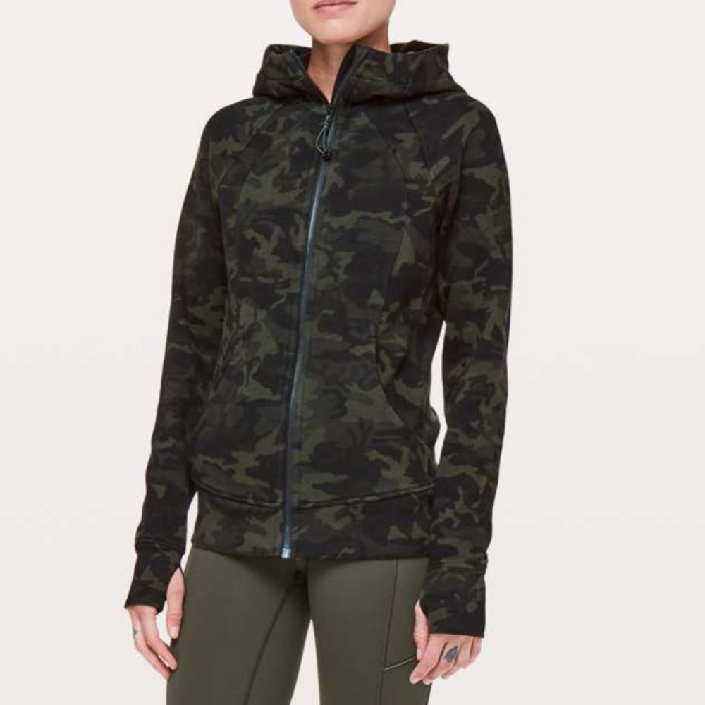 Lululemon Scuba camo hoodie